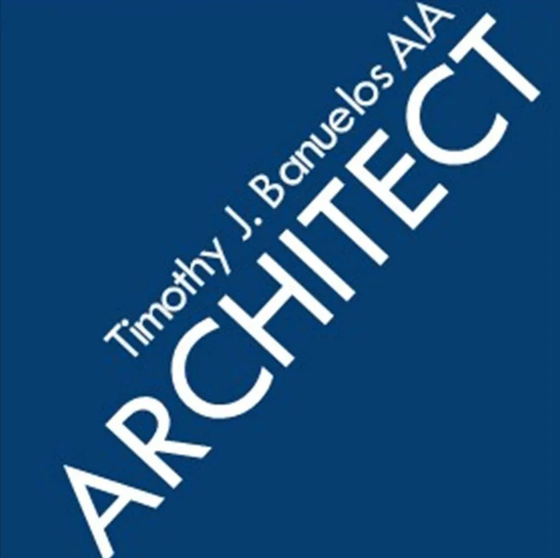 The cover of the book architect.